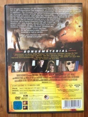 Tutti i DVDs: DVD Stirb langsam 4.0 – Usato da Belp venduto da brb66 1