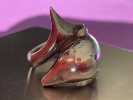 Silberring DELPHIN umschlungen (55)