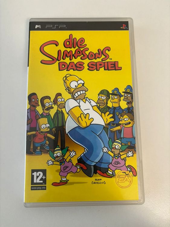 Les simpson psp jeux version italienne complete - Jeux vidéo