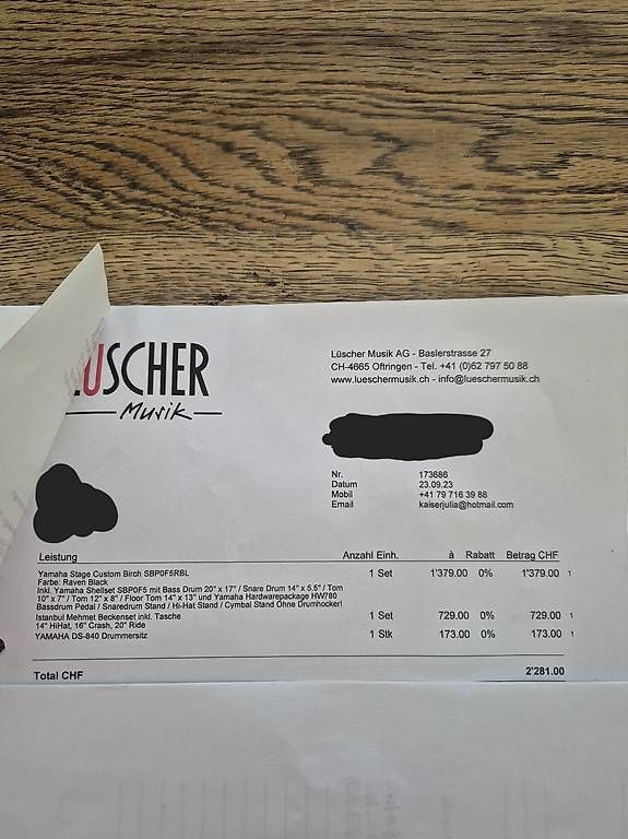 Musikinstrumente: Schlagzeug Kinde/Jugendliche – Gebraucht aus Seon von jukahu 3