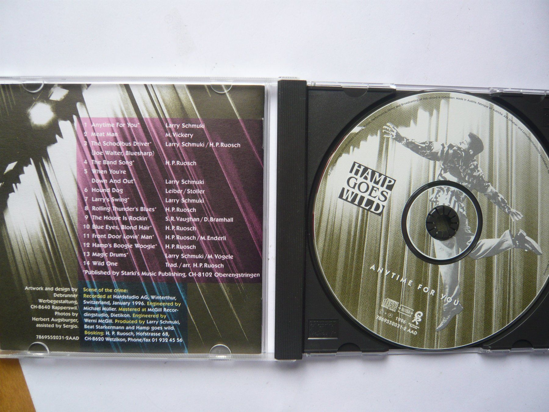 CD: HAMP GOES WILD ANYTIME FOR YOU – Usato da Winterthur venduto da Cajun 1