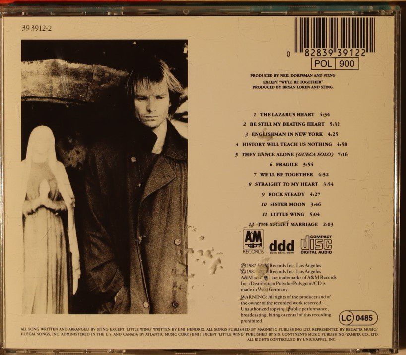 CDs: Sting – Nothing Like The Sun – Gebraucht aus Luzern von CONTENTI 2
