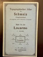 Siegfriedatlas Schweiz, Blatt Nr. 514, Locarno, 1:50'000