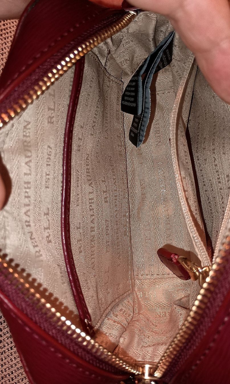 Ralph Lauren Sacs femmes: Ralph Lauren Ledertasche Bordeaux neuwertig – Neuf (Voir description) à Gossau ZH par GimK_4er 6