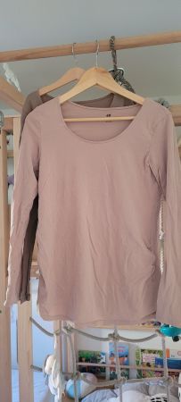 2 x Schwangerschafts- Langarmshirt - H&M Gr. M