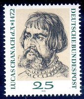 LUCAS CRANACH MALER 500. GEB. ** POSTFRISCH ** - JJ15