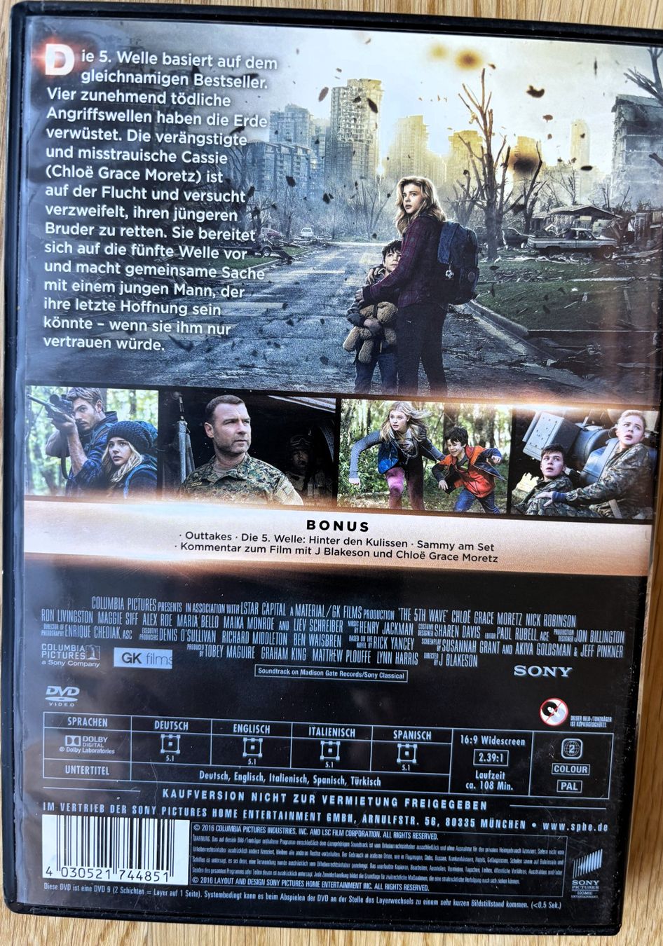 Tutti i DVDs: DVD Die 5 Welle – Usato da Riehen venduto da martinaaebersold 1