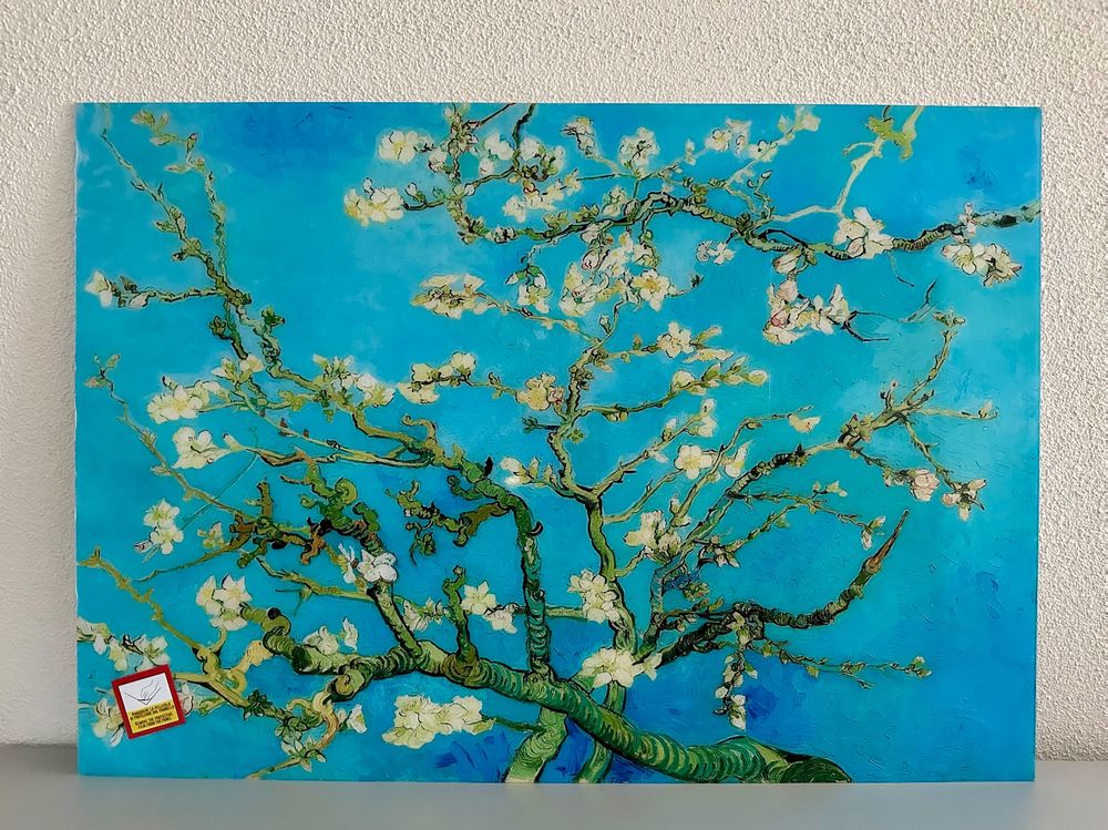 Van Gogh Mandelblüten Make-up-Tasche – 26x11,5x12,5 Cm, Wasserdichter 3D-Druck, Mit Griff