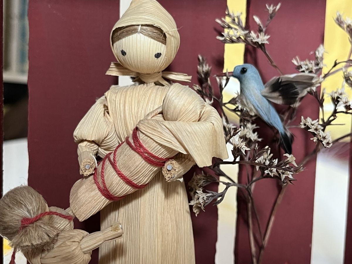 Puppen: Poupée en feuilles de maïs  – Gebraucht aus Euseigne von so.ART 1