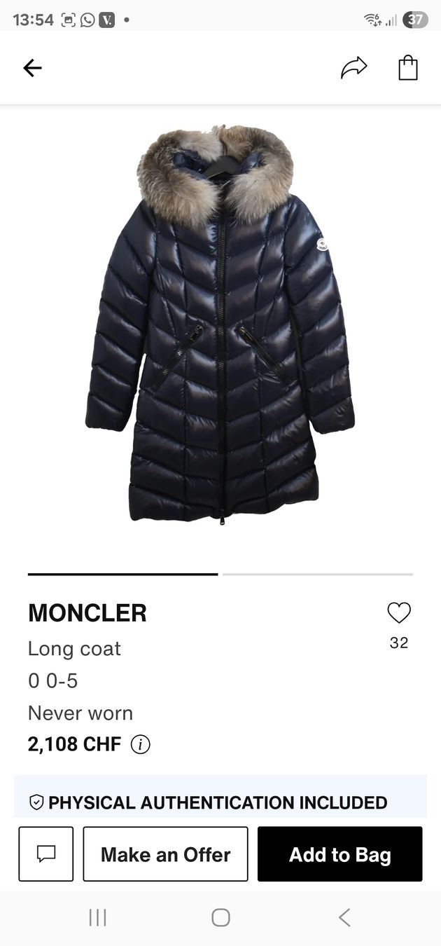 Moncler Cappotti: Moncler Fulmarus Down coat – Nuovo (secondo la descrizione) da Cologny venduto da Selin34 1