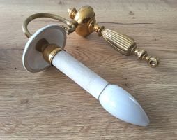Antike einarmige Wandlampe