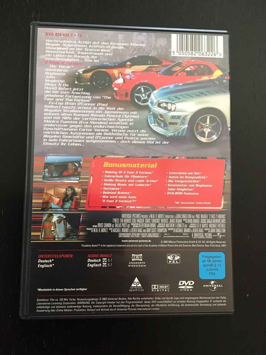 Tutti i DVDs: DVD Fast Furious 2 – Usato da Regensdorf venduto da scheissspiel 1