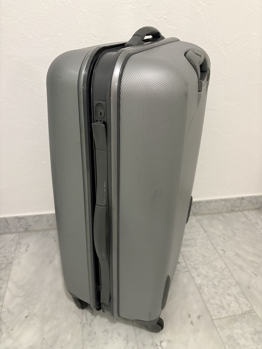 Samsonite Valigie: Samsonite Hartschalenkoffer grau – Usato da Immensee venduto da michellerahel 1