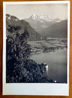 Chillon - Vue d'en haut sur le Château & Villeneuve 1945