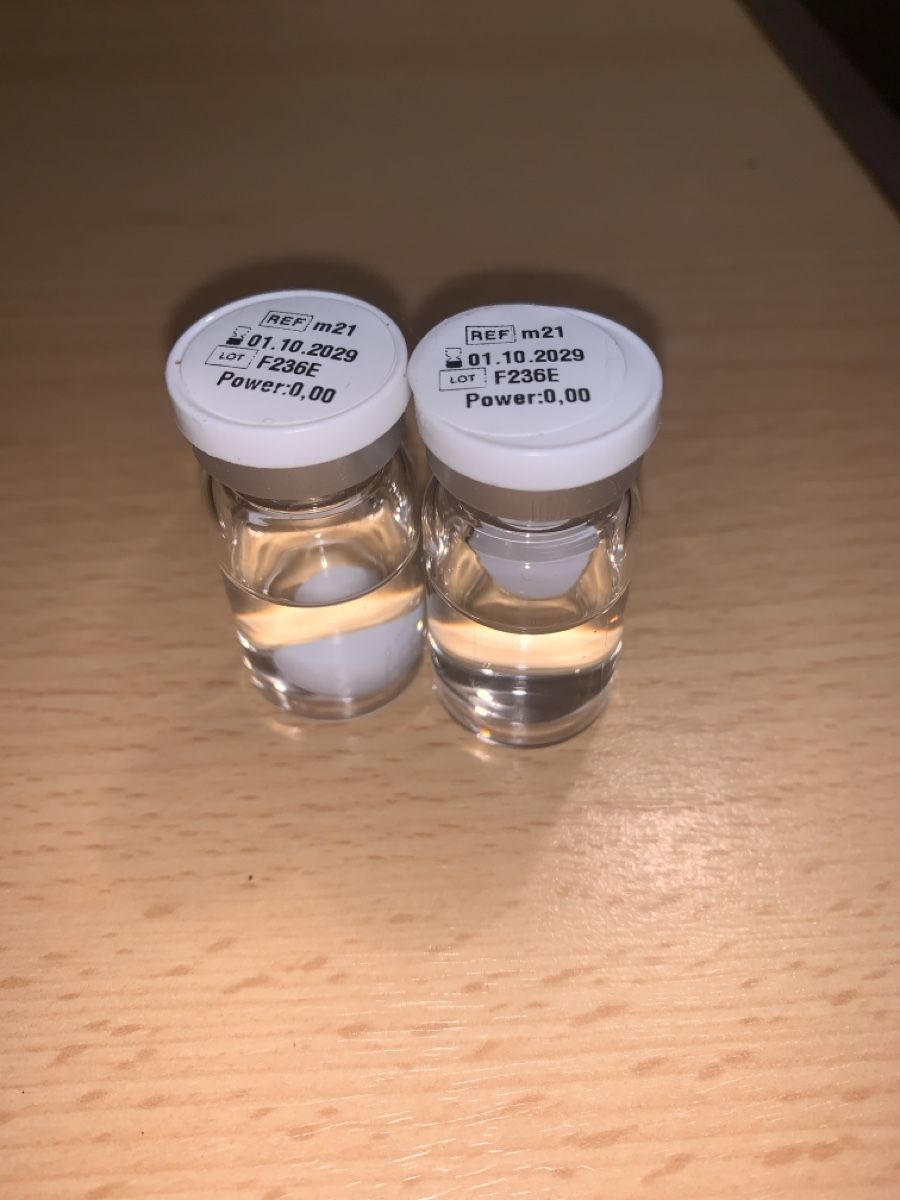Lenti a contatto: Lentilles de contact blanches neuves – Nuovo e nell'imballaggio originale da Mex VD venduto da Venum93 2