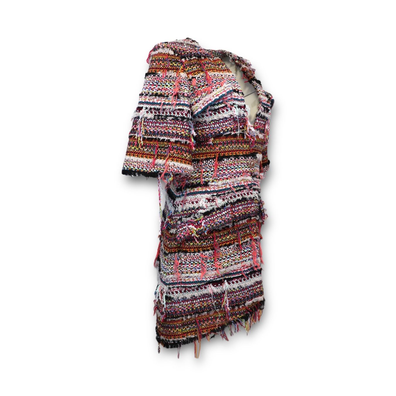 Chanel Giacche: Chanel Tweed Jacke multicolor Gr. 40 – Usato da Binningen venduto da Designerlabels 1