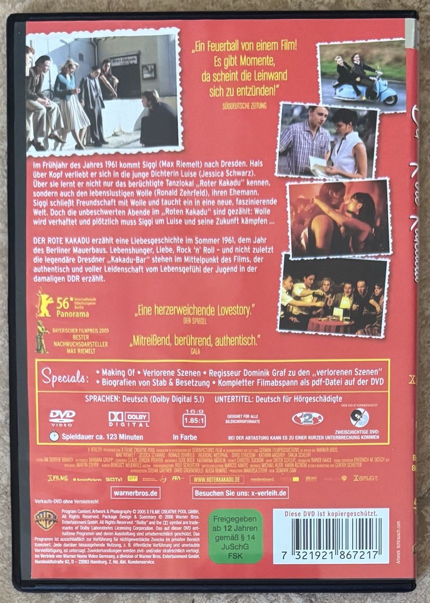 Alle DVDs: DER ROTE KAKADU  – Neu (gemäss Beschreibung) aus Dietikon von AndreaSch01 1