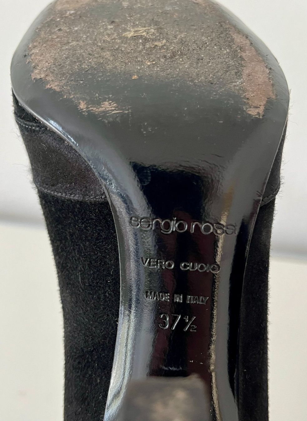 Sergio Rossi Scarpe da donna: Sergio Rossi Wildleder Pumps schwarz – Usato da Zürich venduto da nwr 4
