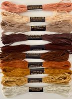 10x Stickgarn NEU