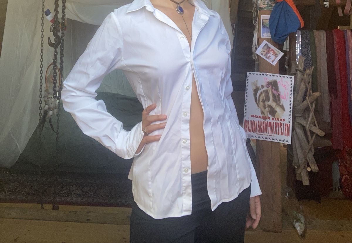 Blusen: Süsse Blouse in weiss – Gebraucht aus Rehetobel von Norea69 1