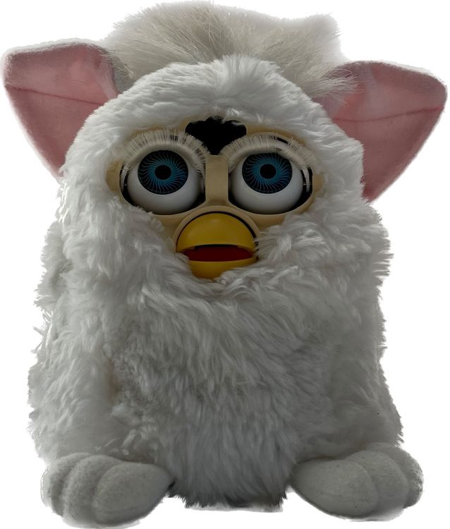 Vintage „The First Pink White Furby 1998 Tested & Works