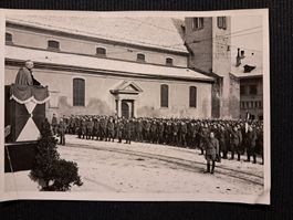 ALTES MILITÄRFOTO - 184 X 130 MM - EINIGE MANGEL