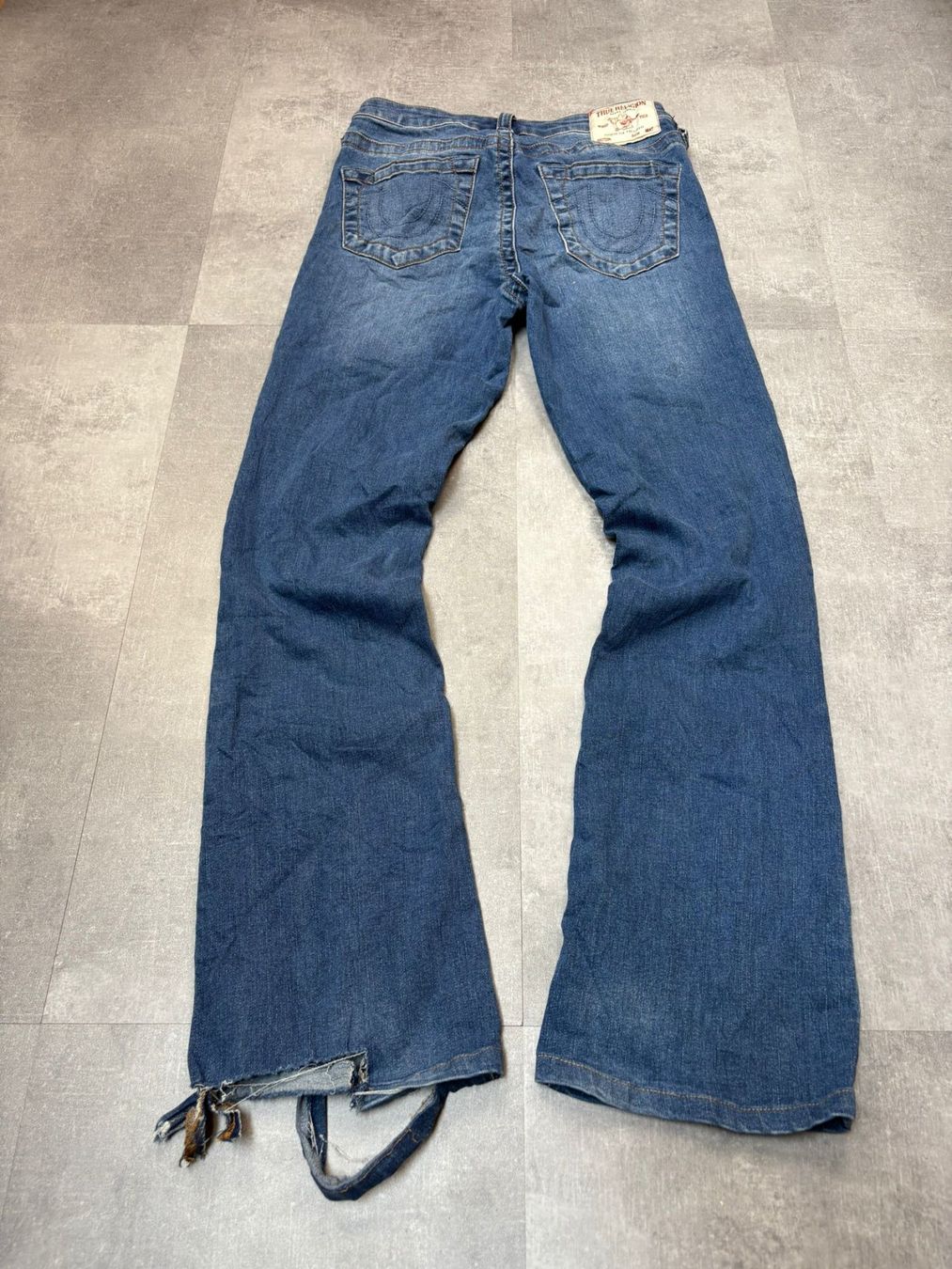 True Religion Jeans: True Religion Straight Jeans - Grösse M/28 – Usato da Werdenberg venduto da hase.vintage 1