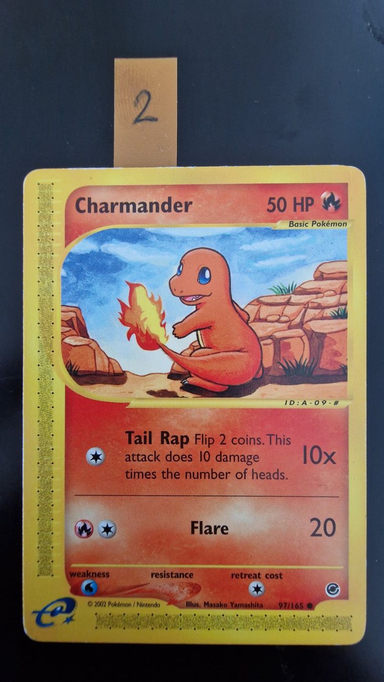Pokémon Carte collezionabili: Charmander #97 – Pokémon Expedition – Usato da Veytaux venduto da PocketMonster 3