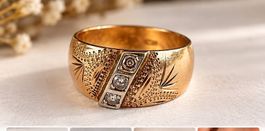 Eleganter Ring aus 585er Gold (14 Karat)