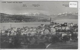 Thalwil und die Alpen