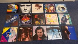 Schallplatten 75 PL‘s Rock Pop sehr guter Zustand