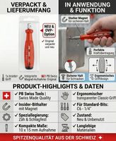PB Swiss Tools Bithalter PB 6460 Insider Magnet Schraubendre