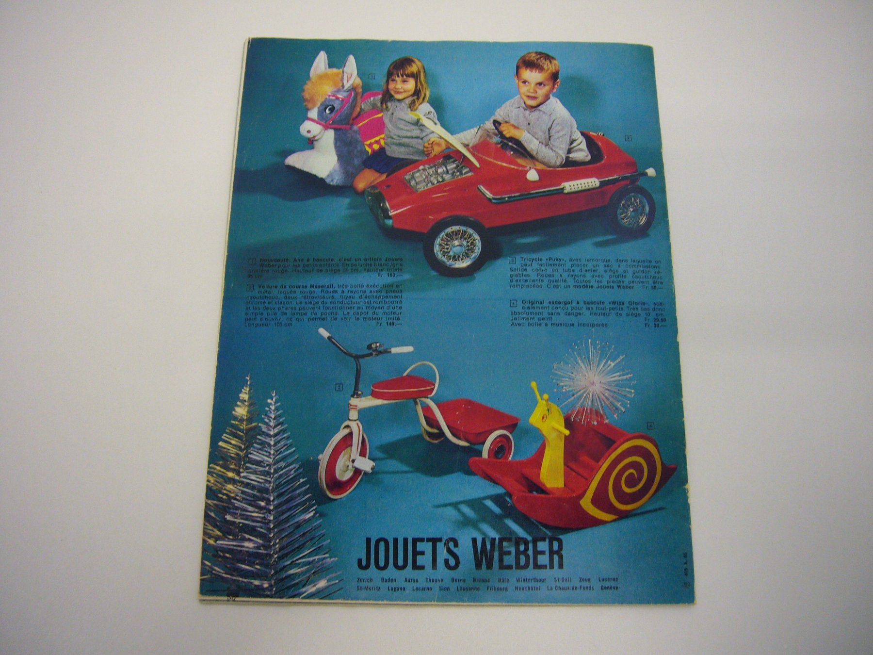 Franz Carl Weber Documenti: Franz Carl Weber Spielwarenkatalog 1965, Original – Usato da Affoltern am Albis venduto da Stationeleven 7