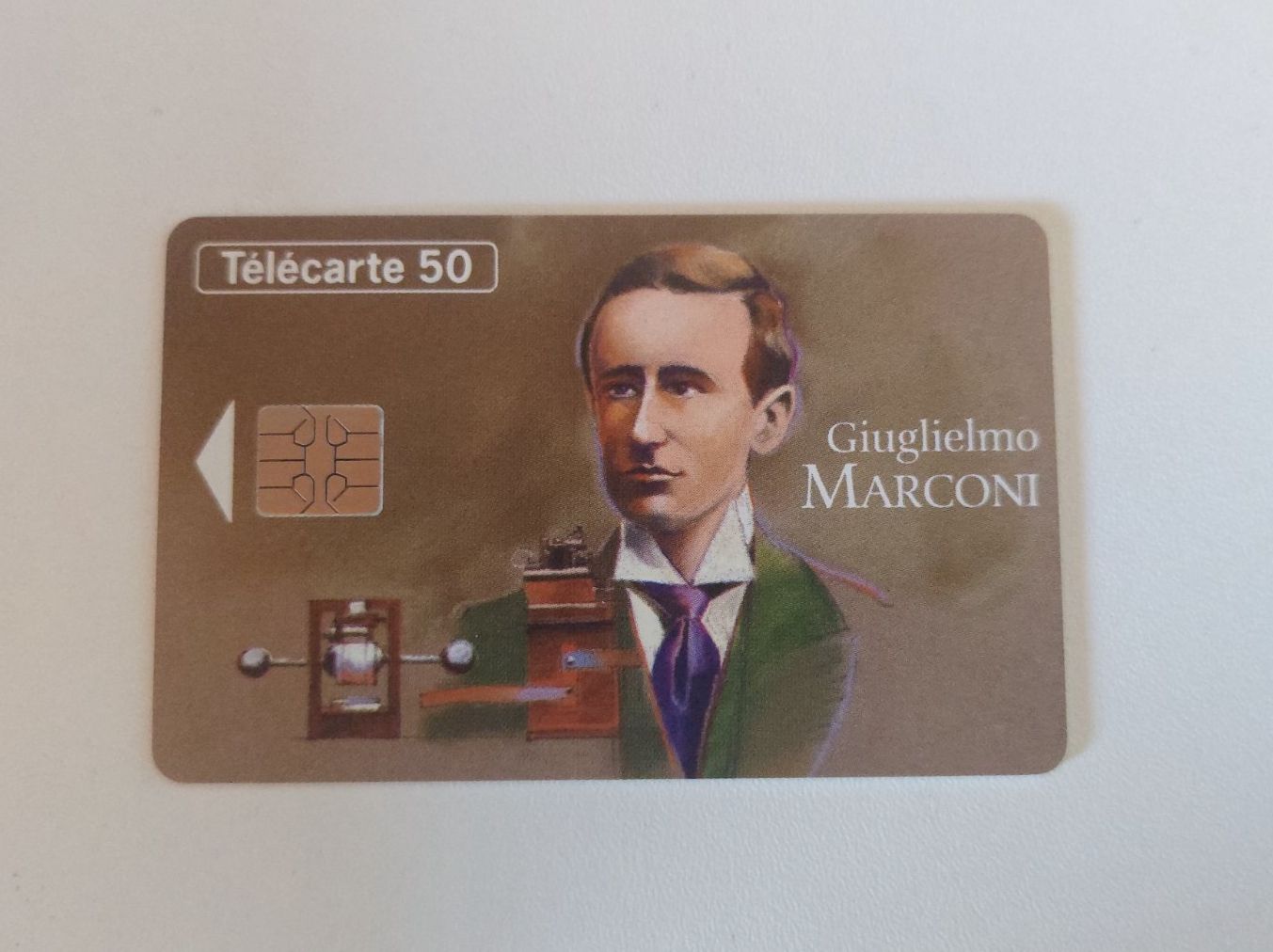 Schede telefoniche: Telecom Frankreich - Guglielmo Marconi – Usato da Erlinsbach venduto da pfunky