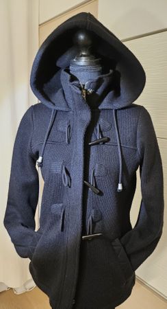 Duffle-coat marine chaud, idéal pour l'hiver où mi-saison !