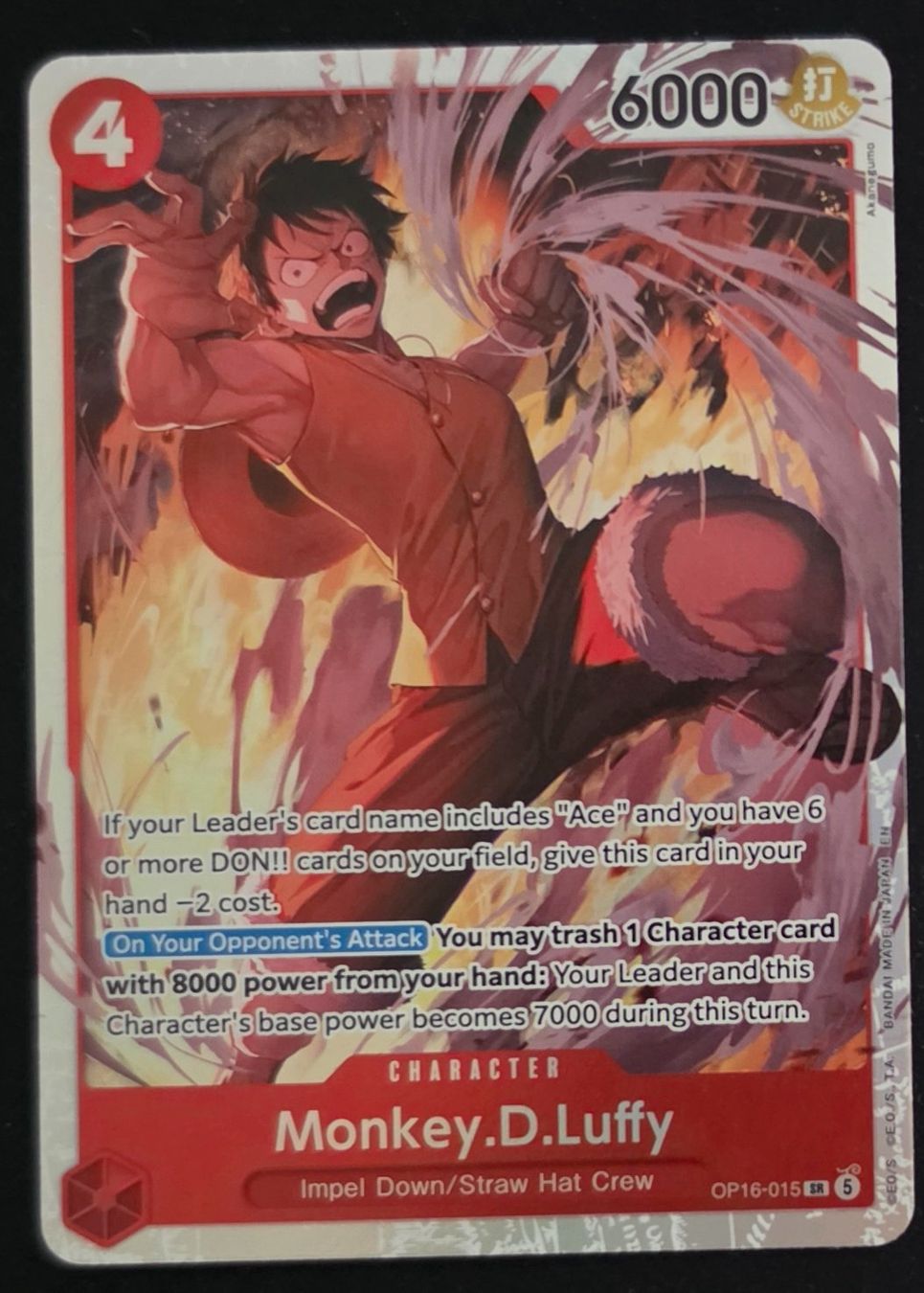 Bandai Carte collezionabili: OP16-015  Monkey.D.Luffy SR - ONE PIECE CARD – Nuovo (secondo la descrizione) da Melano venduto da emm_m2jq