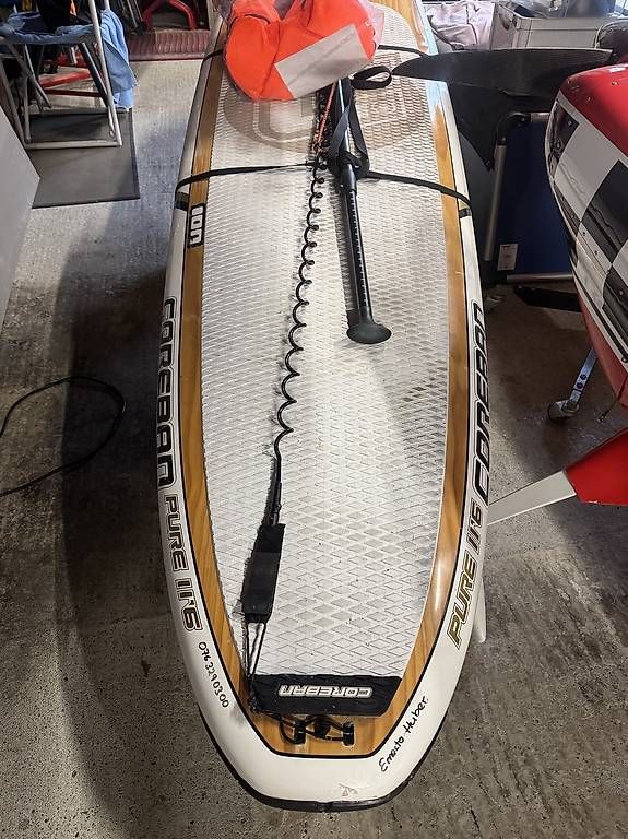 Tavole da surf e di nuoto: Corran Stand-Up Paddle Board Set inkl. Trolley & Weste – Usato da Wilen b. Wollerau venduto da Loonyacht 1