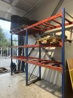 Palettenregal blau rot 2000 kg Traglast gebraucht
