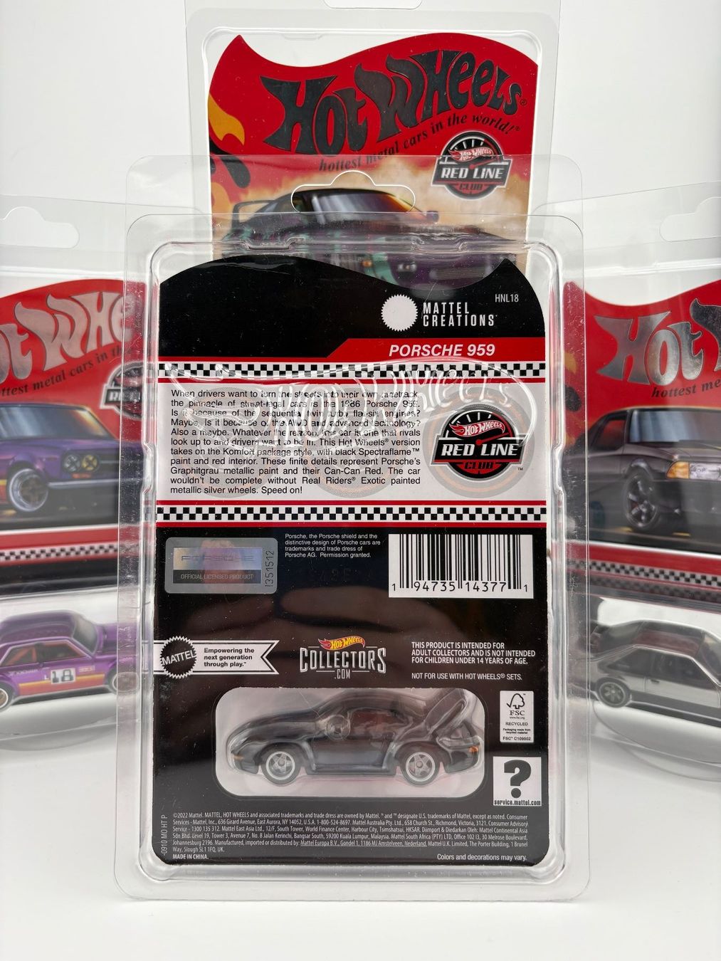 Hot Wheels Modellini d'auto: Hot Wheels Porsche 959 RLC Exclusive – Nuovo e nell'imballaggio originale da Flawil venduto da HeisseReifen 6
