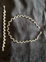 Jacques Lemans Silber Schmuckset, Halskette & Armband