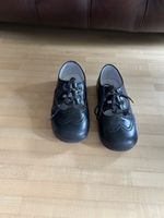 Adorable Spanish Navy Leather Shoes - Size 26