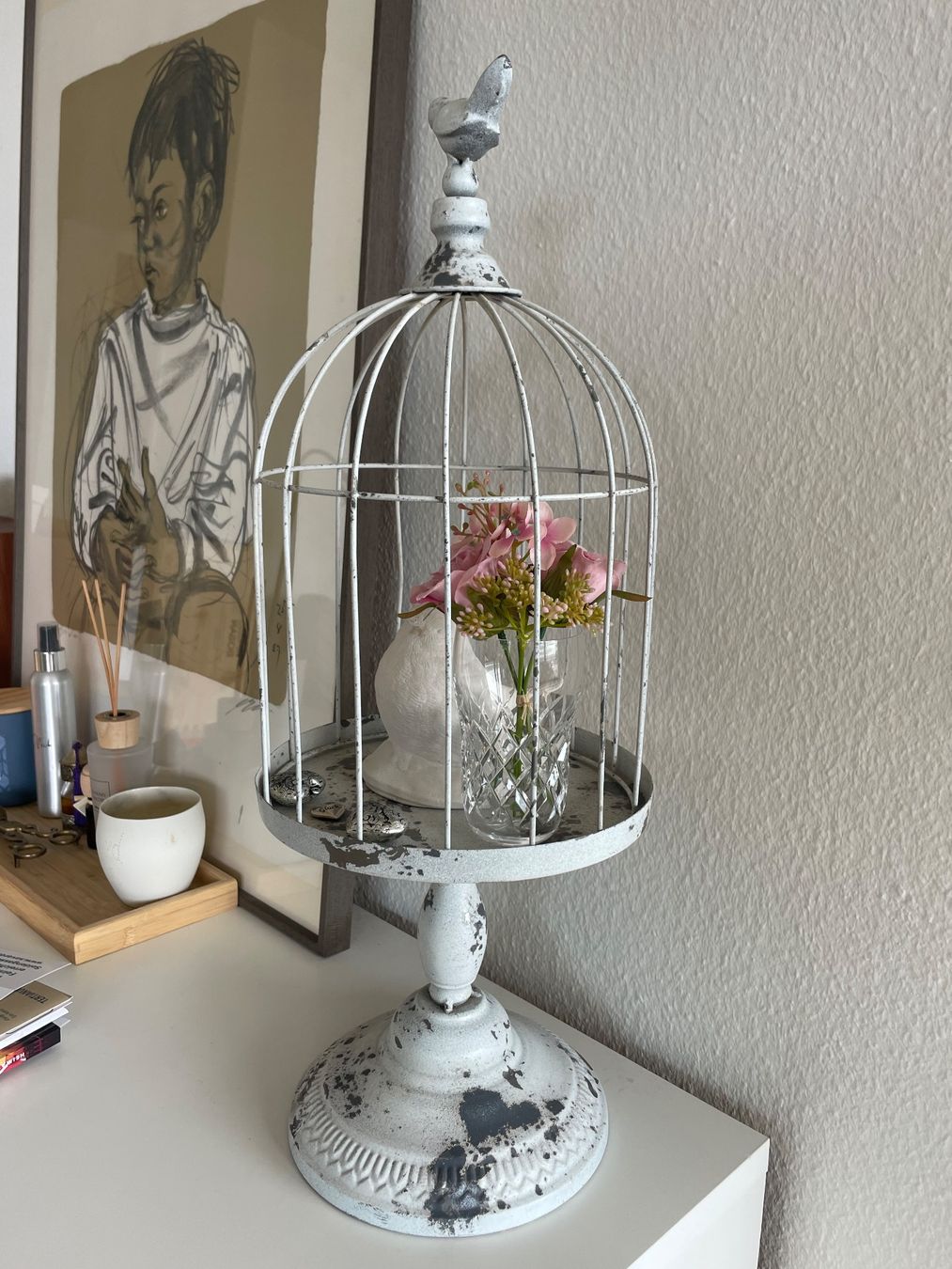 Alle Dekorationen: Vogelkäfig Deko Shabby chique Style – Gebraucht aus Meilen von Sura18 2