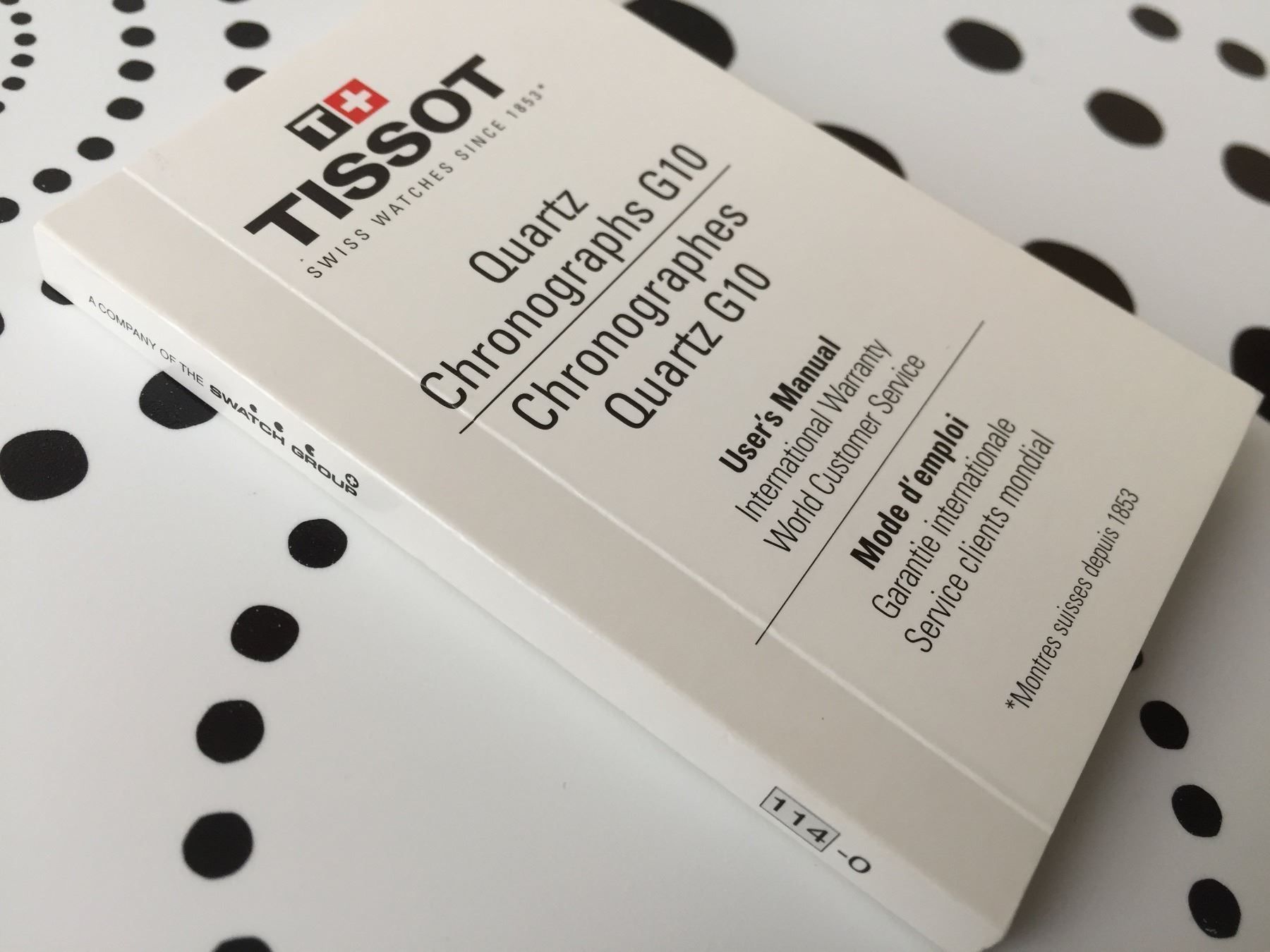 Documenti: TISSOT ORIGINAL - BOOKLET - WATCH UHR OPERATING INSTRUCTIONS – Nuovo (secondo la descrizione) da Epalinges venduto da dream-watch 1