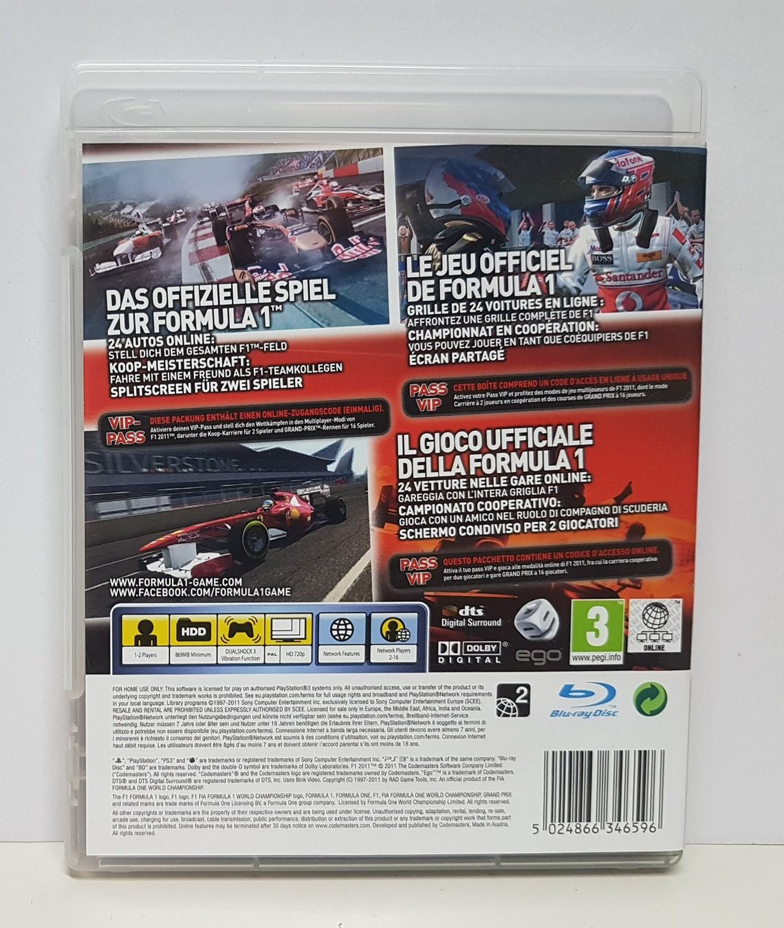 Sony Giochi: 🚗  F1 Formel 1   PS 3 – Usato da Schüpfheim venduto da Games_Spielkonsolen 3