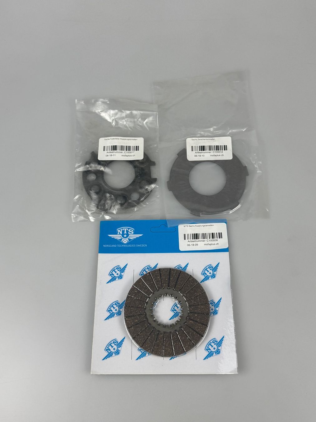 Sachs Ciclomotori: Sachs Lamellensatz mit Federteller neu – Nuovo e nell'imballaggio originale da Hallau venduto da mofaplus