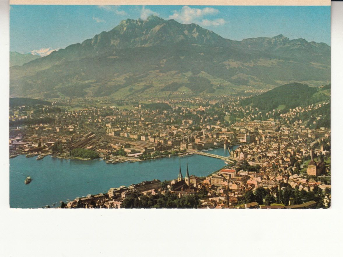 Ansichtskarten: Luzern Photoglob 1235 ca. 1960 – Gebraucht aus Bürglen TG von StampGraf
