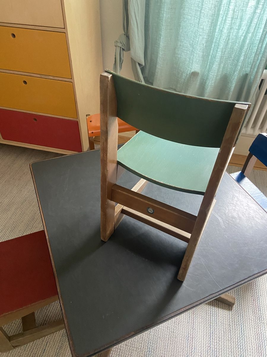 Tischset: ZSCHOKE Kinder Tisch mit 4 Stühlen – Gebraucht aus Niederlenz von Jurmalin 3