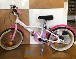 Vélo enfant fille 16 pouces 4,5-6ans, frein G. à réparer