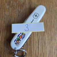 Victorinox Officiersmesser Weiss mit Reklame, wie Neu..