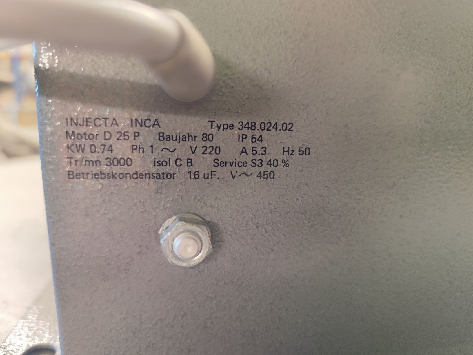 Inca Seghe: INCA Gehäuse ink. Motor – Usato da Hellbühl venduto da 30R_R30 3